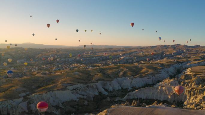 土耳其热气球浪漫之旅旅行社山脉地形地貌