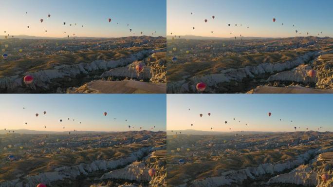 土耳其热气球浪漫之旅旅行社山脉地形地貌