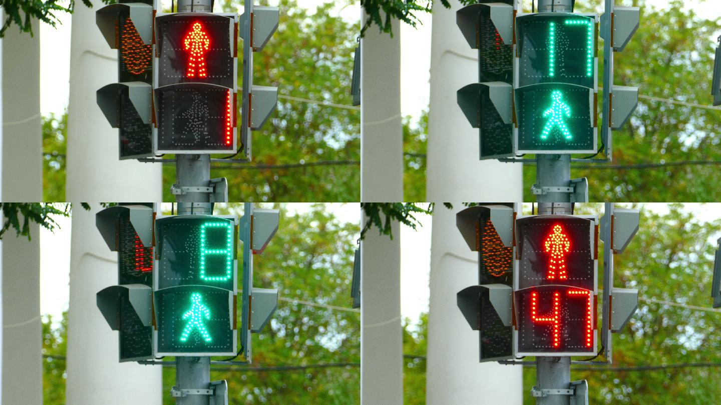 红绿灯人行横道