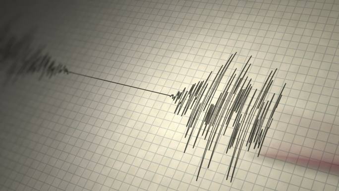 动画地震仪记录地震震动