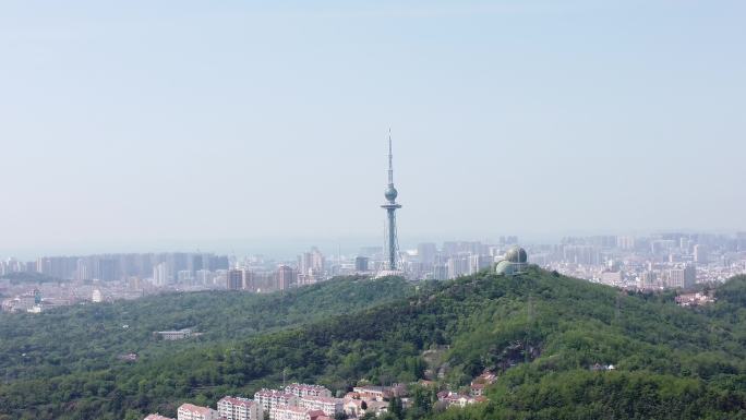 4k青岛电视塔太平山中山公园