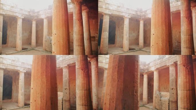 古希腊罗马建筑石柱