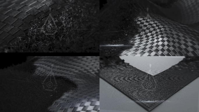 三维模拟布料演变特写特效包装镜头组