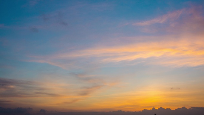 朝霞晚霞夕阳天空火烧云