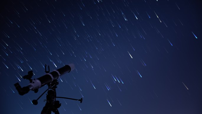【4K正版】天文望远镜星空延时