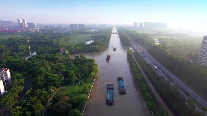 京杭大运河穿过城市