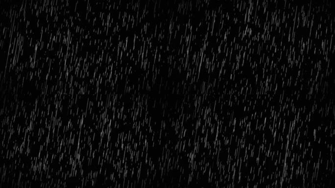 计算机生成的雨循环动画。