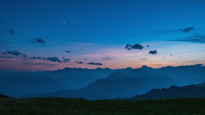 白天到晚上的时间昼夜交替落日夕阳大气震撼