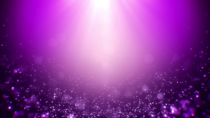 紫色浪漫星光海洋粒子循环视频