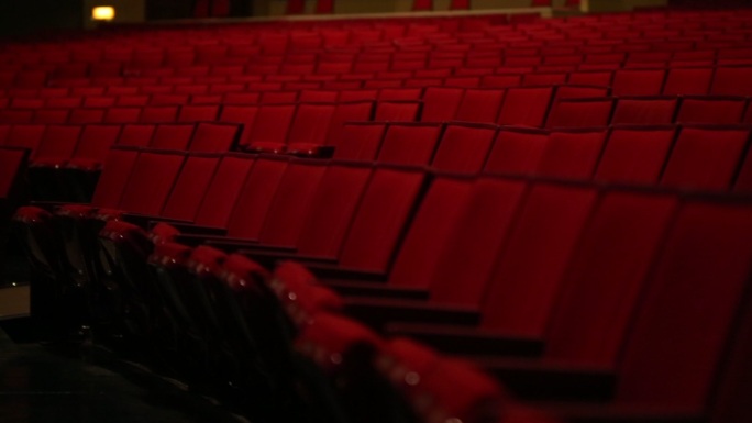 剧院红色座椅