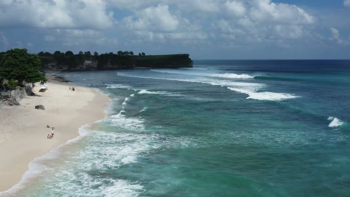 印尼巴厘岛巴兰甘白色沙滩