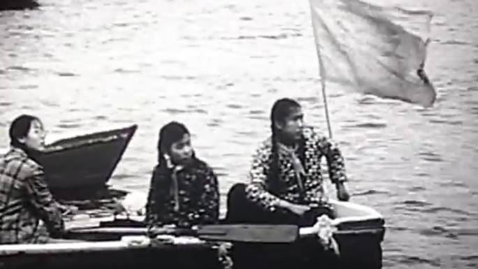 60年代颐和园划船
