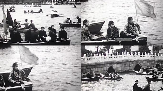 60年代颐和园划船