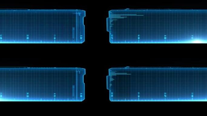 字幕条科技背景带通道