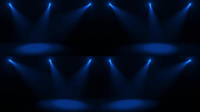 4K蓝色舞台追光灯射灯探照灯摇摆灯