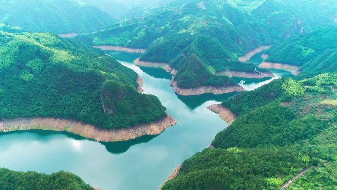 航拍宁波宁海浙东大峡谷