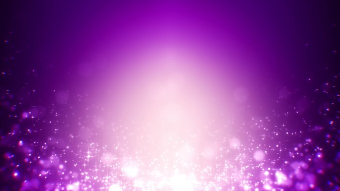 紫色浪漫粒子星光视频循环