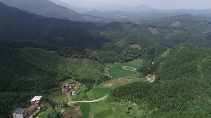 4k高清广西云际村航拍素材