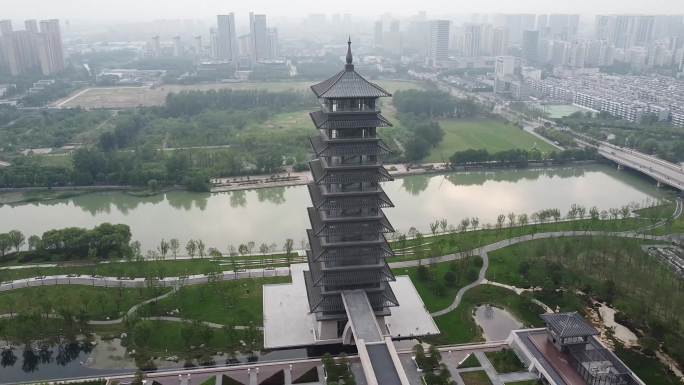 扬州中国大运河博物馆和大运塔