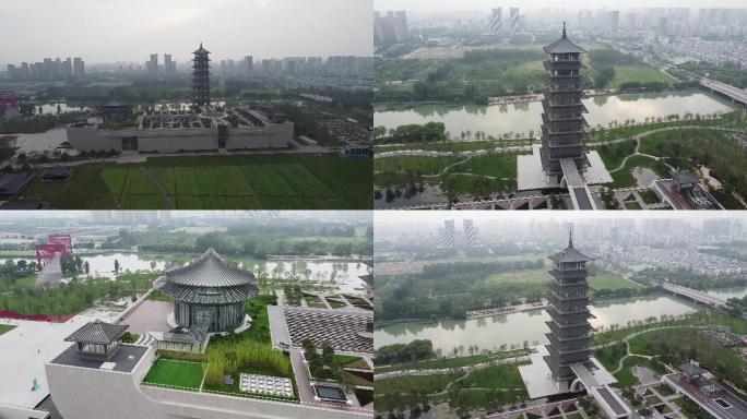 扬州中国大运河博物馆和大运塔