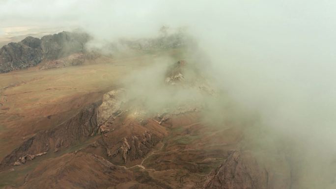 青海茫崖双石峡航拍（越野篇）