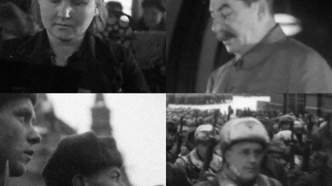 斯大林莫斯科反法西斯战争