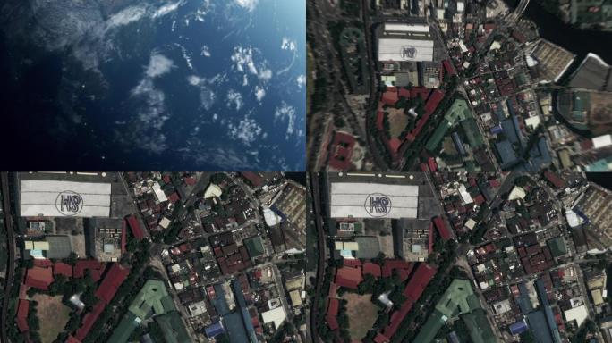 地球放大缩小菲律宾马尼拉