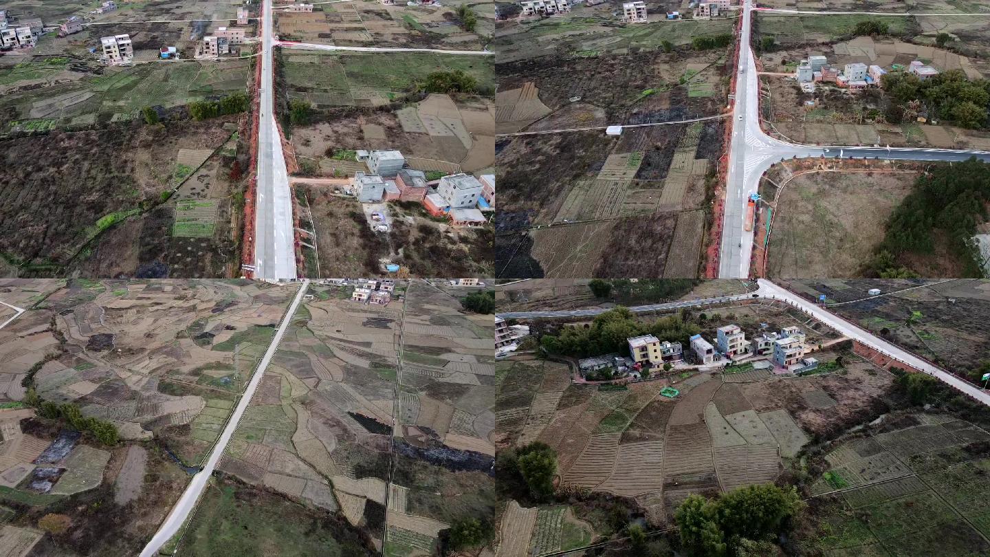 广东 农村 冬天 农田乡村 航怕三农计划