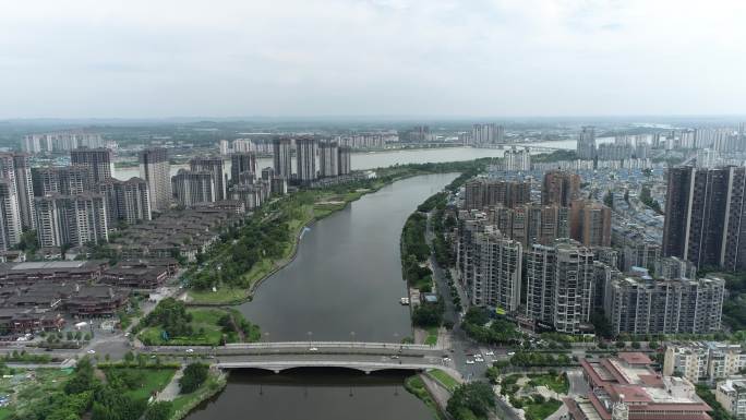 眉山东坡湖岷江