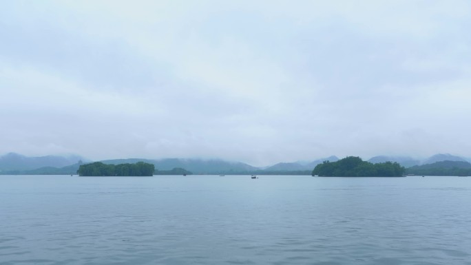 湖边水岸唯美风景