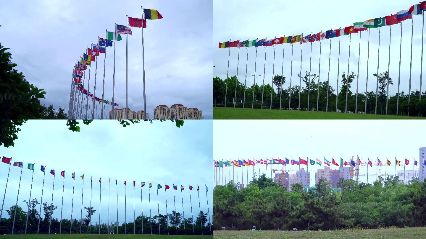 各国国旗旗帜 国际合作