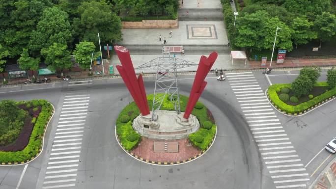 韶关市矿山公园航拍矿山公园风景航拍9