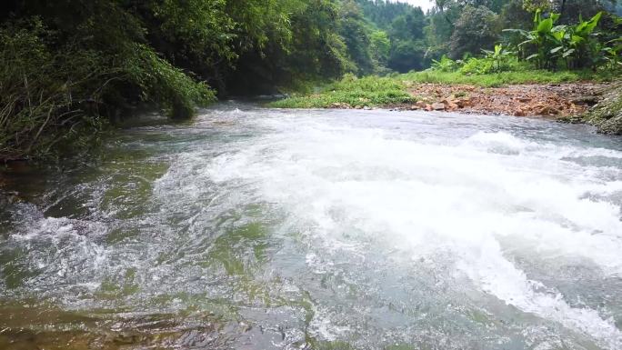 高清奔腾河水视频素材