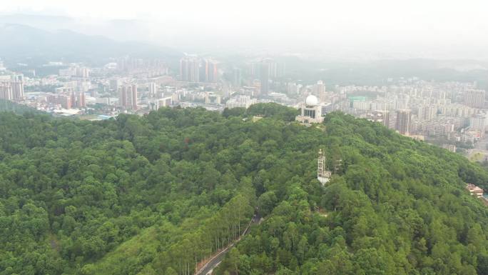 韶关武江区芙蓉山风景航拍