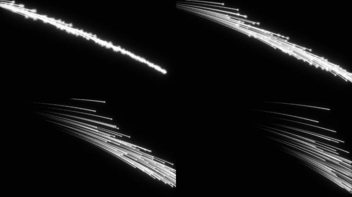 流星彗星拖尾视频