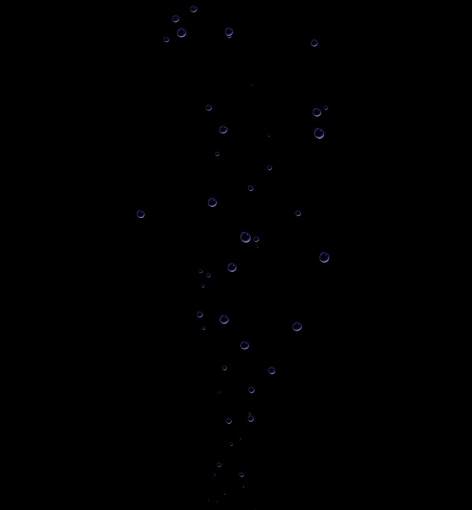 4K水底透明小泡泡-1
