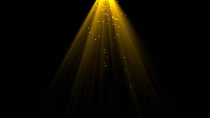 4K金色粒子光束带通道