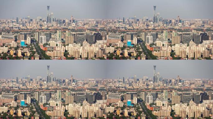 【4K】俯瞰北京全景04-日景延时