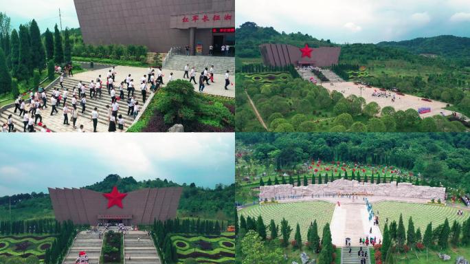 桂林红色革命湘江战役纪念馆烈士林园长征