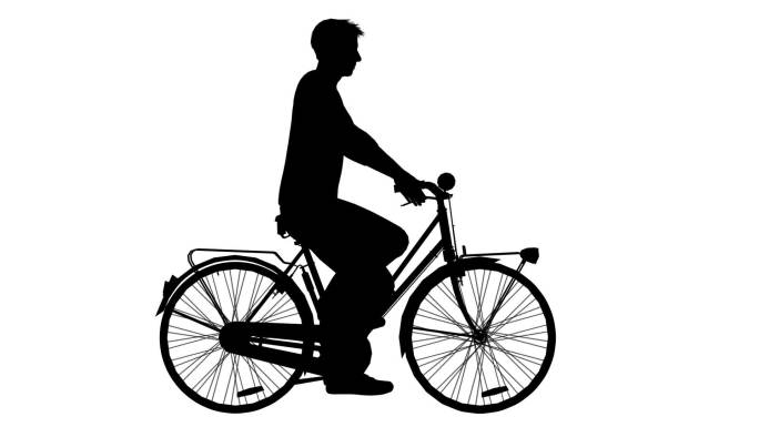 骑自行车的人（可循环）