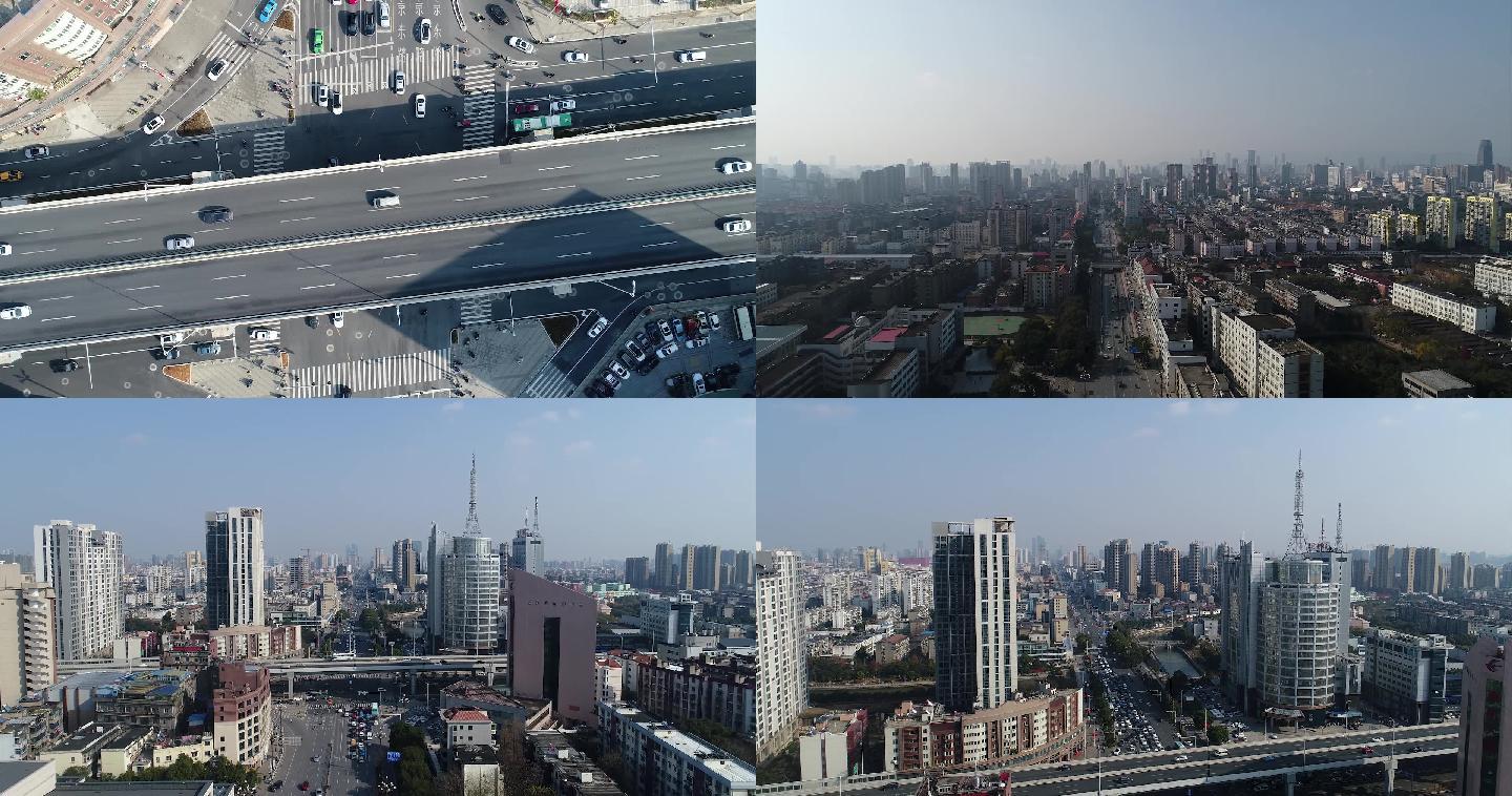 南昌北京东路航拍高清1080P