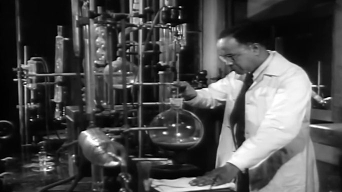 50年代化学实验室科学家