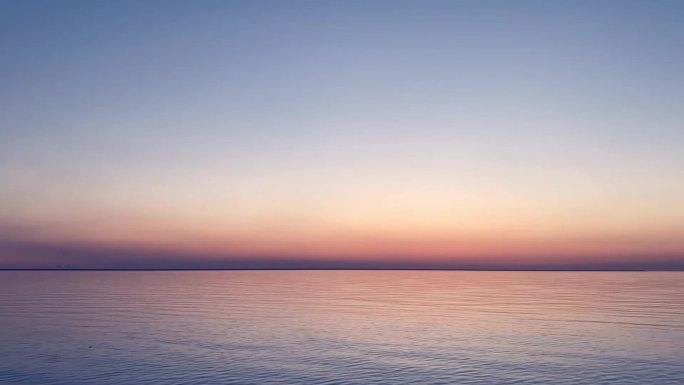 天津朝阳海上日出延时