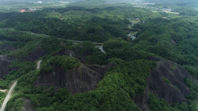 飞天山航拍丹霞地貌