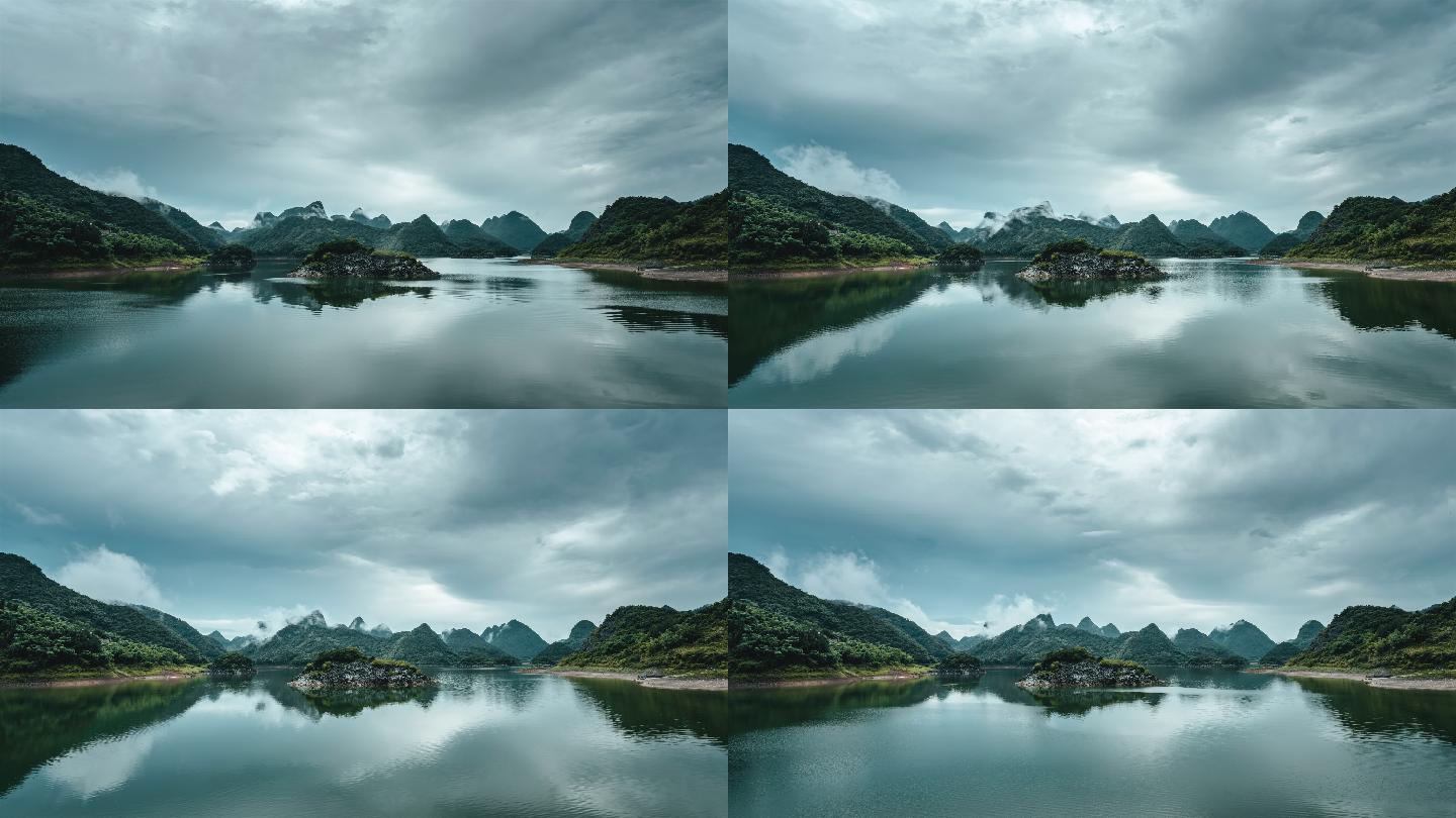 【4K原创】雨后的清远桃花湖
