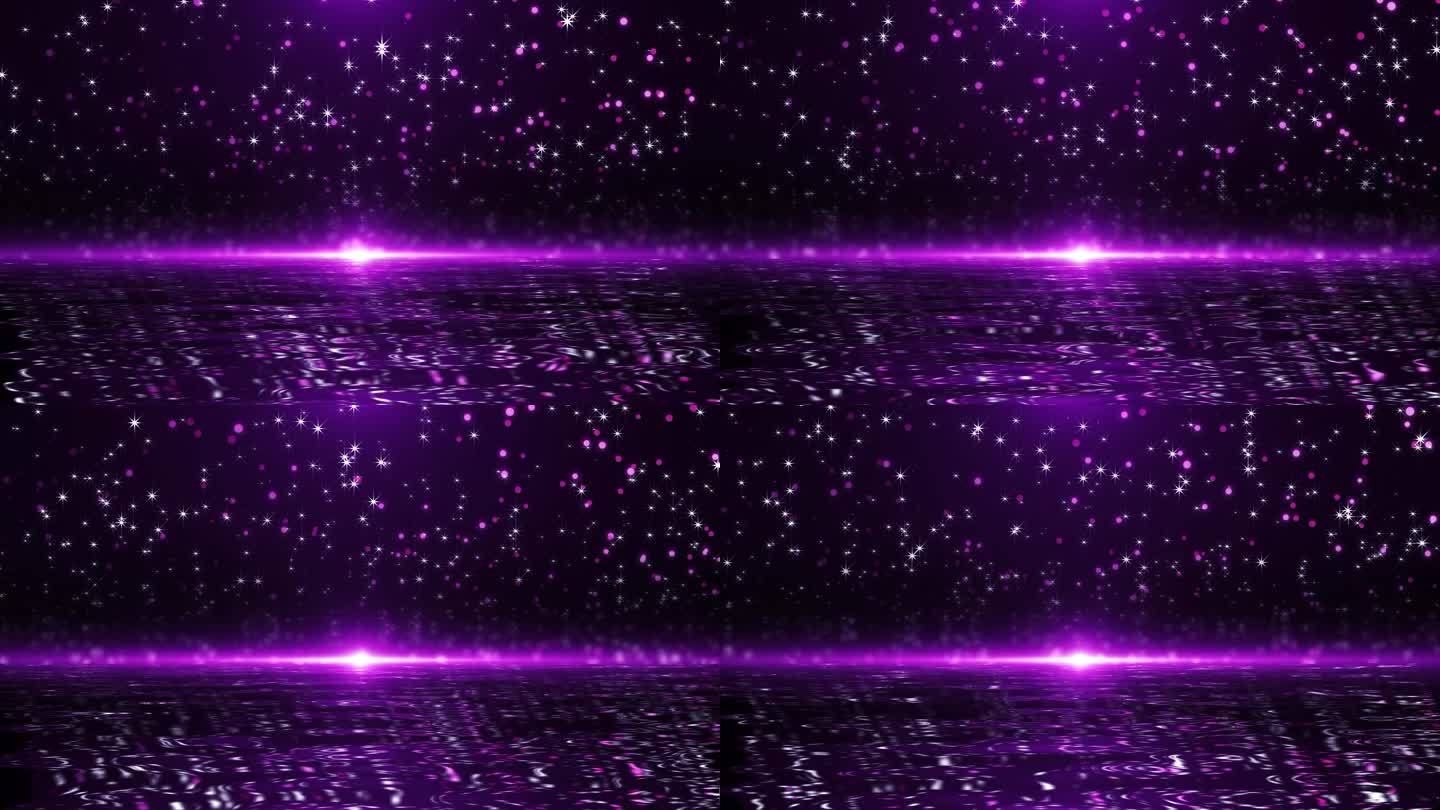 10567紫色水光粒子湖