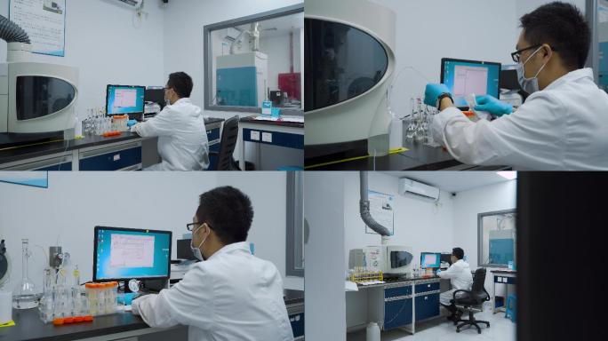 4k深圳科技公司实验室研究机构场景视频