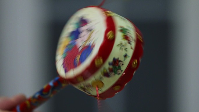 拨浪鼓中国古代民间乐器和玩具
