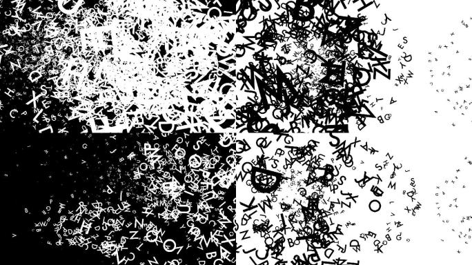黑白排版粒子纹理