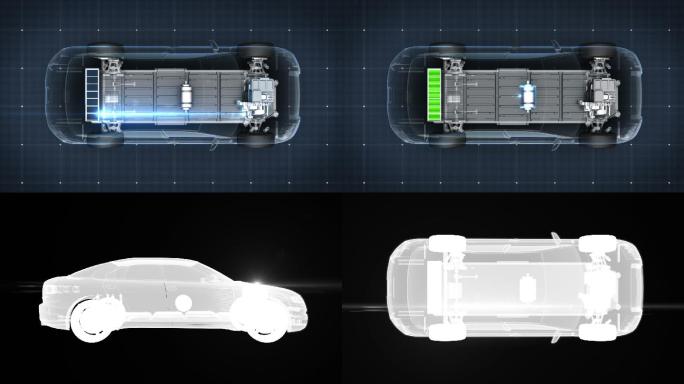 给汽车电池充电科技跑车智能驾驶无人驾驶